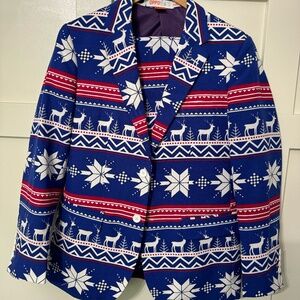 OppoSuits Mens Holiday Full Suit Size 38